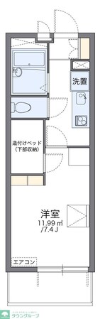レオパレス嵯峨野の物件間取画像
